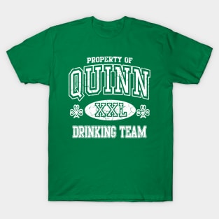 Quinn Irish Drinking Team St Patricks Day T-Shirt